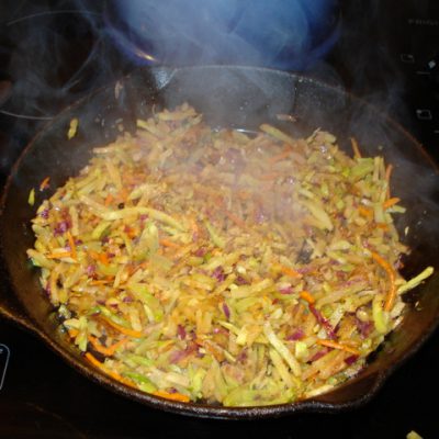 Sauteed Asian broccoli slaw